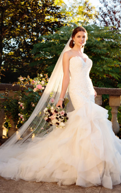 rococo-beaded wedding dress