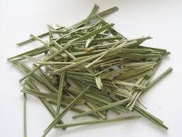 Dried lemongrass leaves