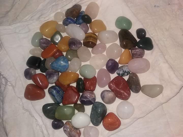 Multi Colored Pebbles Stones