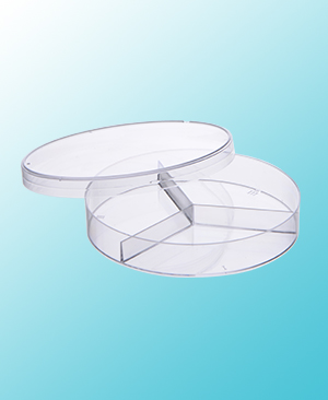 3 COMPARTMENT PETRI DISH