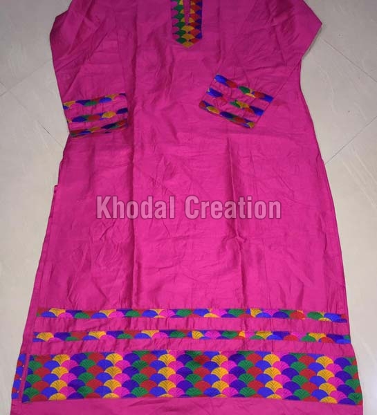 New Pink cotton kurti at 160