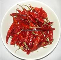 Dried Red Chilli Sannam S4 With Stem