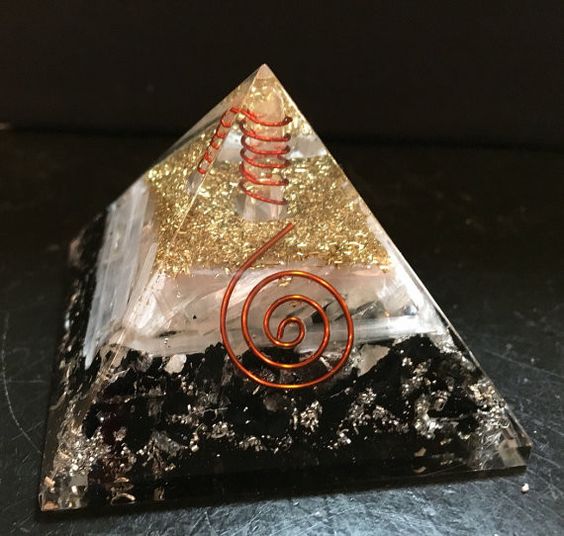 Black Tourmaline Crystal Oregone Pyramid
