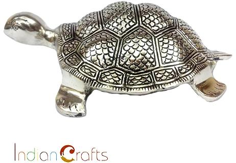 Auspicious Metal Tortoise Statue