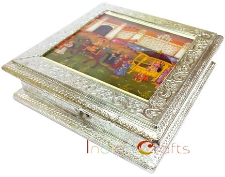 Dry Fruit Box with Marriage Procession Picture