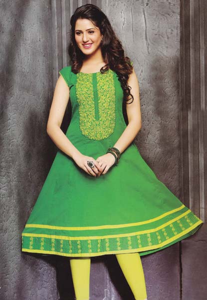 embroidered kurti