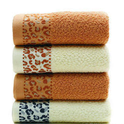 Tiger Print Dobby Towels