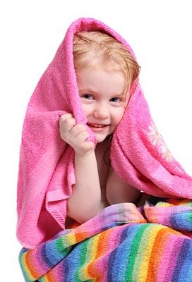 Kids Bath Towels, Pattern : Plain