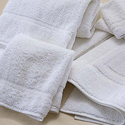 Rapier Border Bath Towels, Color : White