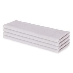 White Cotton Fabric, Pattern : Plain