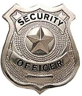 Security Guard Uniform Badges