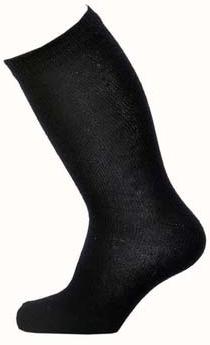 Kids Plain Black Socks