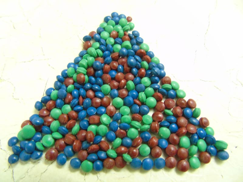 Colored LDPE Granules