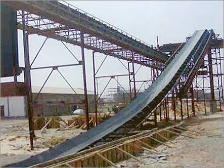 Stainless steel conveyor belt, Length : 10000 mm