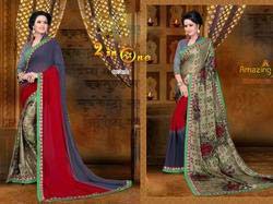 Half and Half Sarees