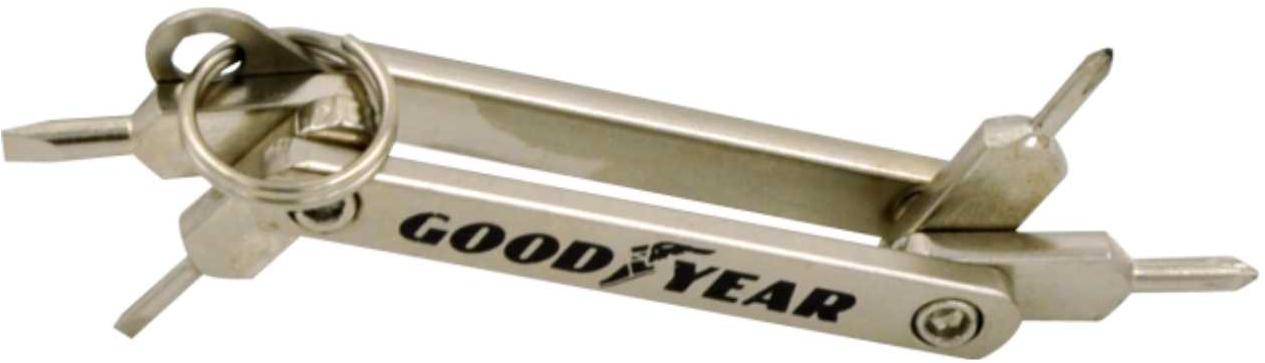 Chrome vanadium steel Goodyear Folding Wrench, Size : 2.5, 3, 3.5, 4, 4.5mm