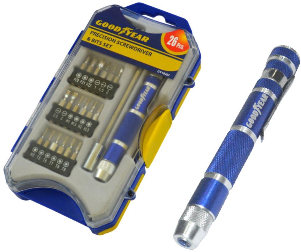 Goodyear Precision Screwdriver Bits Set