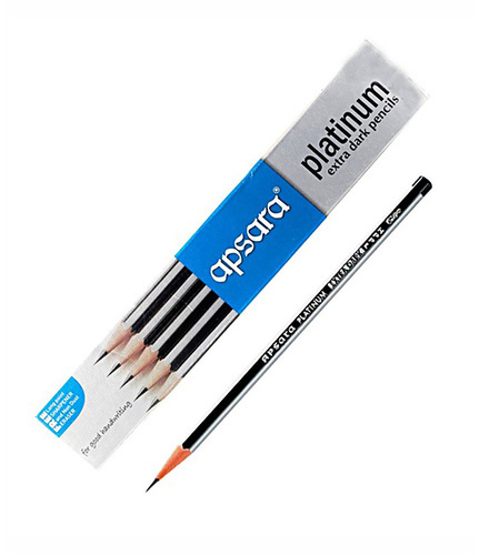 Apsara platinum extra dark pencils