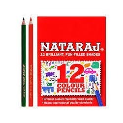 Nataraj 12 half size color pencils