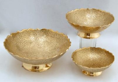Brass Fruit Bowls