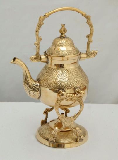 Brass Tea Pot Stand by M/S S.M. International from Moradabad Uttar ...