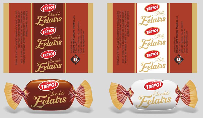 Ovel food Travos Eclairs, for Food, Certification : FSSAI