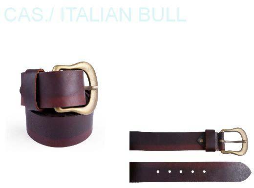 Mens Italian Bull Leather Belt