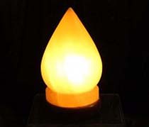 Round Himalayan Tear Salt Lamp, for Home Decoration, Style : Antique