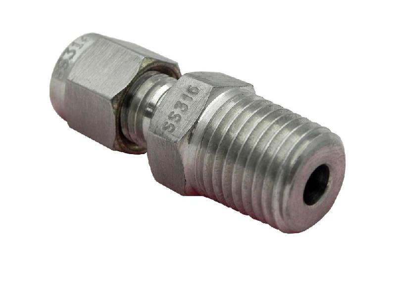 Round Stainless Steel Male Ferrule Connectors
