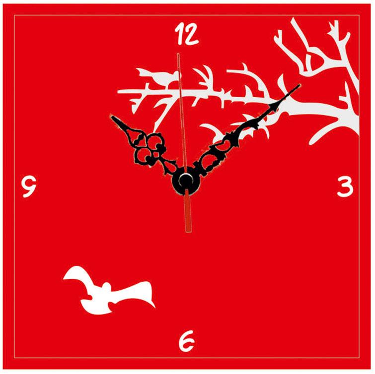 Laser Cut Elegant Flying Bird Designer Wall Clock -LaserCraftStore