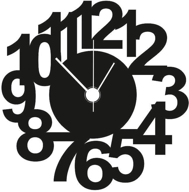 Through Cut Numaric Designer Wall Clocks