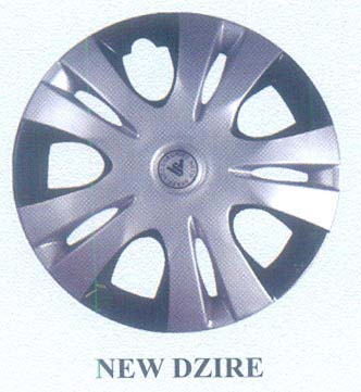 13 Inch Clip D/C Silver Car Wheel Covers