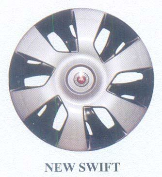 14 Inch Clip D/C Silver Car Wheel Covers
