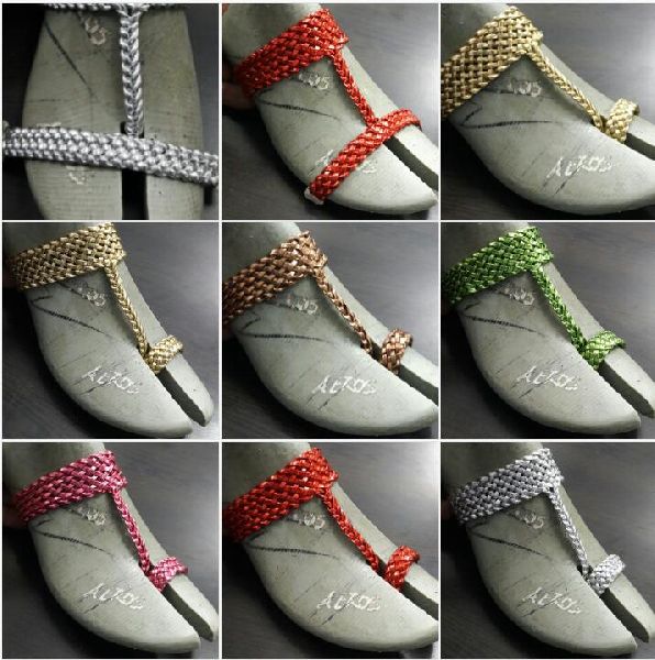 Hand braided uppers for footwear