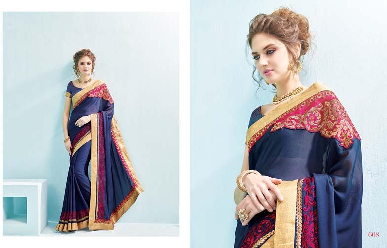 Pure Silk Georgette Saree, Gender : Women