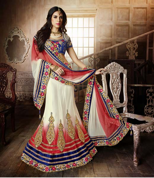 Brocade with velvet Red Designer Lehenga, Gender : Women