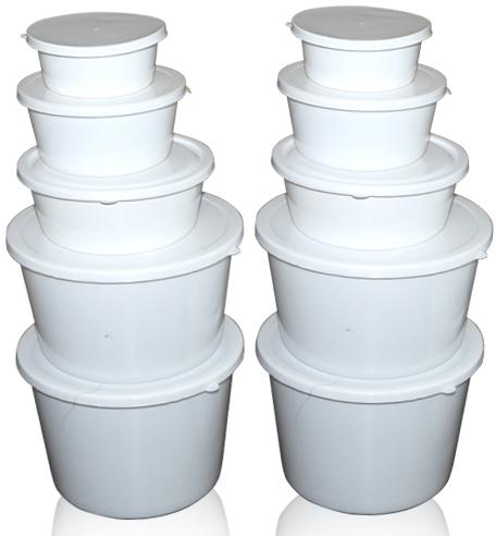 Polypropylene Plastic Container (round)
