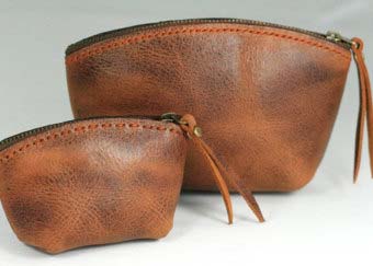 Leather Cosmetic Pouch
