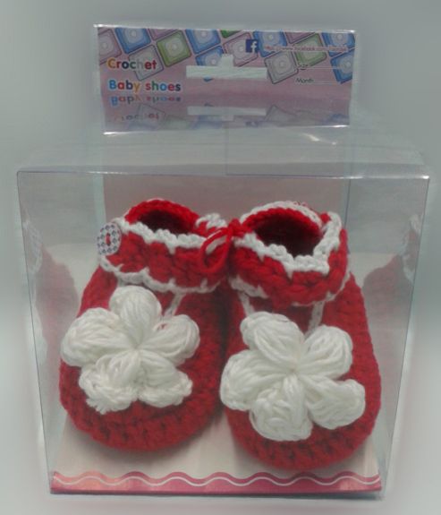 Crocheted Newborn Baby Shoes