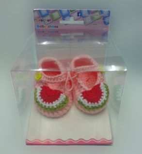 Crocheted Newborn Baby Shoes