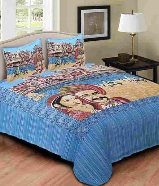 Rajasthani Scenery Printed Bedsheets