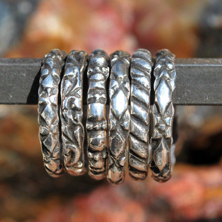 Silver Boho Rings