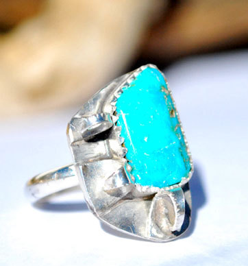 Sterling Silver Ring (Turquoise Ring)