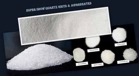 Super Snow Quartz Grits, Packaging Type : Packet