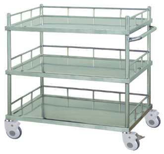 Treatment Trolley With Three Shelves