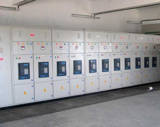 Grey Double Phase 110V Electric Power Control Center Panel, for Industrial, Size : Multisizes