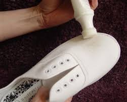 White Canvas Shoe Polish
