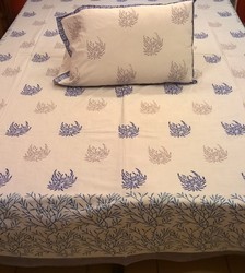 Block Printed Indian Decorative Bed Cover