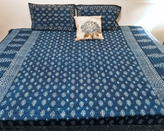 Indigo Bed Sheets