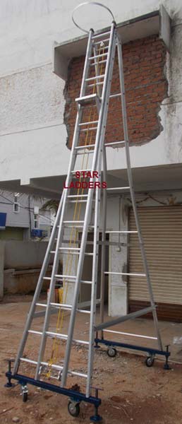 Industrial Aluminium Extension Ladders
